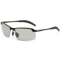 Kính đi ngày và đêm gọng nhôm magiê nhẹ, mắt kính polarized phân cực, chống UV - Hot Trend