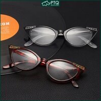Kính Đọc Sách Gọng Mắt Mèo Đính Đá Thời Trang Phong Cách Âu Mỹ