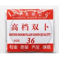 Kính đồng hồ khoáng LỒI dày 1mm các size từ 17 đến 45mm - 22.5mm