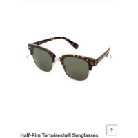 Kính Forever 21 Half rim tortoiseshell