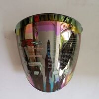 Kính gắn nón bảo hiểm 3/4 đầu 7 màu GRS,Royal