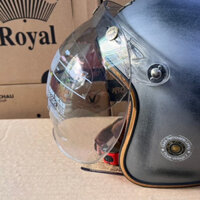 kính gắn nón bảo hiểm bubble- Flat Royal thanh lý giá rẻ