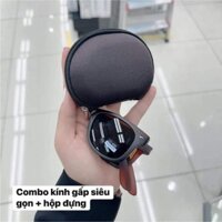 Kính gấp thời trang Daiso, chống UV hàng Hàn Quốc có túi đựng
