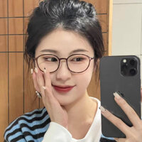 Kính giả cận, Gọng kính cận thanh mảnh nhựa phối kim loại mẫu mới 9055 Jolie eyewear