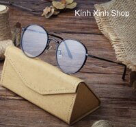 Kính Giả Cận, Gọng Kính Cận Nam Nữ Mắt Tròn Gọng Hợp Kim Không Độ Hàn Quốc - Kính Xinh Shop - ĐEN