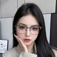 Kính Giả Cận Nam Nữ, Mắt Kính Cận Nam Nữ Gọng Kim Loại Kiểu Dáng Vuông Tròn Thời Trang - MK025 - HOTIVN