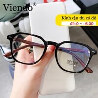 Kính Giả Cận Nam Nữ VIENDO Mắt Kính Cận Đổi Màu Khi Ra Nắng Chống Ánh Sáng Xanh Chống Tia UV Thời Trang -1.0/-2.0/-3.0/-4.0/-5.0/-6.0