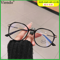 Kính Giả Cận Nam Nữ VIENDO Mắt Kính Cận Đổi Màu Khi Ra Nắng Chống Ánh Sáng Xanh Tia UV (Cắt Cận Thị Loạn Thị Tròng Kính)