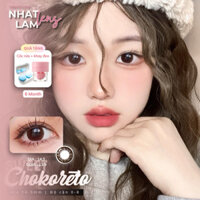 Kính giãn tròng to màu Choco có độ 0-8 | 𝐂𝐇𝐎𝐊𝐎𝐑𝐄𝐓𝐎 - lens giãn tròng siêu mỏng/ giãn 14.5mm [Nhatlam lens]