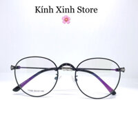 Kính gọng Mắt tròn kim loại gọng hoạ tiết đẳng cấp