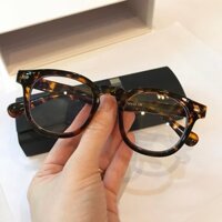 Kính Gọng Nam Nữ Mắt Vuông Lemtosh Gọng Nhựa Bản Dày  - Đồi Mồi