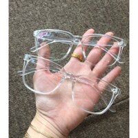 Kính gọng trong suốt mắt vuông basic