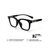 Kính gọng trong suốt vuông cận thời trang nam nữ Glasses chất liệu nhưạ cao cấp kiểu dáng sang trọng MK46