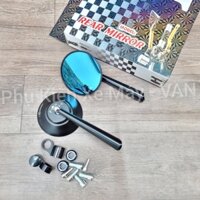 Kính Gương Chiếu Hậu Rizoma Mẫu Tròn Nhôm Nguyên Khối