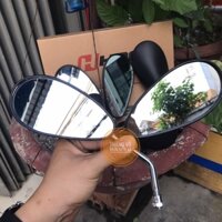 Kính H2C, Gương H2C giọt nước chân Inox 10li gương xe máy Wave Sirius SH Vision Airblade Exciter Winner Satria Raider