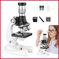 Kính Hiển Vi 100X 600X 1200X Kèm Đèn LED Và Kính Hiển Vi Cho Bé