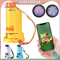 Kính hiển vi cầm tay 60x-180x Đèn LED bỏ túi Kính hiển vi Đồ chơi khoa học cho trẻ em