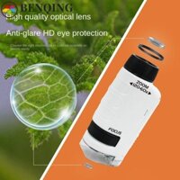 Kính hiển vi cầm tay BENQING dành cho trẻ em Khoa học trẻ em Thí nghiệm thiết bị quang học Mini Kính lúp 60-120x