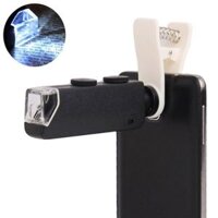 Kính hiển vi điện thoại di động kỹ thuật số Zoom 60-100X Kính lúp với Đèn LED & Clip cho Galaxy Note III / N9000 / i9500 / iPhone 5 & 5S & 5C