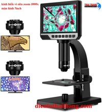 KÍNH HIỂN VI ĐIỆN TỬ CÓ MÀN HÌNH EXTERNAL 7 INCH ZOOM 2000X SIÊU NÉT USA