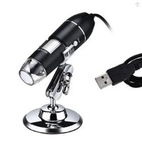 Kính hiển vi kỹ thuật số USB Camera phóng đại 1600X 8 đèn LED có chân đế Tương thích với Android Windows / XP Win 7 8 10 Vista Linux Mac Kính lúp kiểm tra cầm tay di động