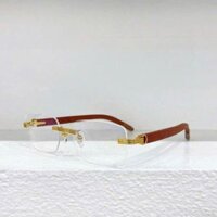 Kính Khoan Cartier Gọng Gỗ