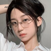 Kính không gọng AHA official siêu nhẹ chống ánh sáng xanh thời trang Hàn Quốc cho nữ