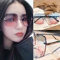 Kính Không Viền Cao Cấp Thời Trang Nữ Tròng Chống Chói Lóa Phong Cách Hàn Quốc Trẻ Trung Sang Trọng Quỳnh Chi Shop