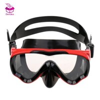 Kính lặn biển màu đỏ đen để lặn tự do