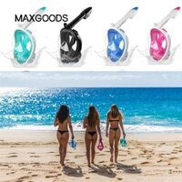 Kính lặn MAXGOODS, Ống thở chống sương mù toàn mặt, Thiết bị bơi lặn lặn an toàn dưới nước Người lớn bơi lội