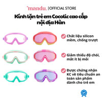 Kính lặn trẻ em cao cấp nội địa Hàn Cocolic, kính bơi silicon, viền ôm sát, chống mờ, chống nước