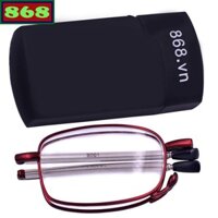 Kính lão gọng xếp màu đỏ từ 1 độ đên 4 độ