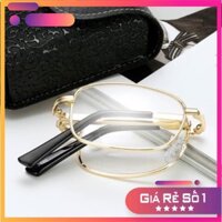Kính lão Kính viện thị gấp gọn hàng cao cấp loại đơn tròng