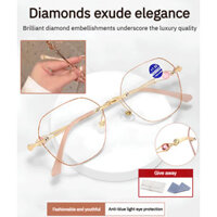 Kính lão thị khung lớn chống ánh sáng xanh thời trang