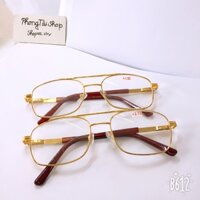 Kính lão (viễn thị) dành cho người trung niên, người già. Tròng kính thuỷ tinh đủ số độ.