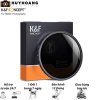 Kính lọc K&F CONCEPT ND2-400 55mm| Có thể điều chỉnh mực độ trung tính 8 Stop
