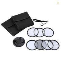 Kính Lọc uv + cpl + star8 + Đóng Kín + 1 + 2 + 4 + 10 "andoer 55mm uv + cpl Cho Máy Ảnh canon dslr