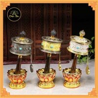 Kinh Luân cầm tay Tây Tạng Om Mani Padme Hum - bánh xe Tây Tạng Mani kinh luân MS250