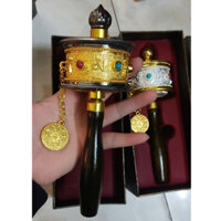 Kinh luân xoay cầm tay Kinh luân cầm tay Tây Tạng cầu nguyện kinh luân omani mật tông tây tạng