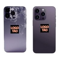 Kính Lưng cho iPhone 14 Pro Max màu Tím - Trắng - Đen