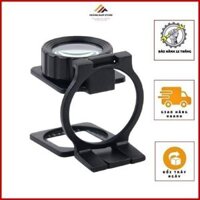 Kính lúp 20x có thước đo độ phóng đại 20 lần,vỏ ngoài làm từ kim loại chống han gỉ