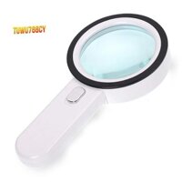 Kính lúp 20X, Kính lúp lớn có đèn, Kính lúp cầm tay có đèn LED chiếu sáng, Kính lúp công suất cao cao cấp để đọc sách, Người cao tuổi, Thoáng hóa Macular, Tem