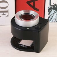 Kính lúp 30X để bàn cao cấp có thước đo K2106  Có đèn