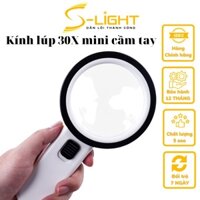 Kính lúp 30X mini cầm tay có đèn K2288 85mm tiêu chuẩn Đức