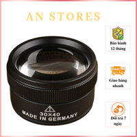 Kính lúp cầm tay cao cấp 30x, đường kính thấu kính 40mm siêu tiện dùng soi tem nhãn, vi mạch....