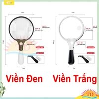 Kính lúp cầm tay loại đại Magnification TH-607B, phóng to 2x 4x 25x ,Lens 137mm,có 3 đèn Led. 2 màu tùy chọn