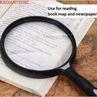 Kính lúp cầm tay RADIANTSYNC, Kính lúp đọc sách ống kính lớn 3X HD, Ống kính phóng đại Cung cấp chế độ xem cận cảnh Sửa chữa ống kính hiển vi đa năng 130 Mm