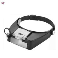 Kính lúp có thể thu vào đầu có đèn LED có thể thu vào tự động Kính che nắng Kính che nắng, Kính che nắng, Kính lúp băng đô LED Đa chức năng, Tự động có thể thu vào