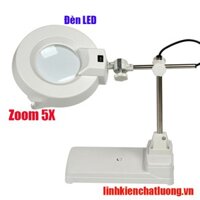 Kính lúp để bàn LT-86B 5X đèn LED (thấu kính phổ thông)