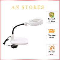 Kính lúp để bàn phóng đại 10 lần siêu rõ nét, dây uốn xoay 360 độ ( ĐỌC SÁCH, XEM BẢN ĐỒ, HOẠ TIẾT, GỐM SỨ...)